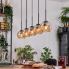Koyoto lampa wisząca, kula świetlna, lampa wisząca kolory naturalne, czarny, 5-punktowe