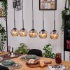 Koyoto lampa wisząca, kula świetlna, lampa wisząca kolory naturalne, czarny, 5-punktowe