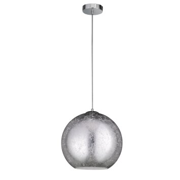 Wofi FARA Lampa Wisząca Srebrny, 1-punktowy Wofi FARA Lampa Wisząca Srebrny, 1-punktowy