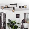 Bardhaman Lampa Sufitowa Czarny, 5-punktowe