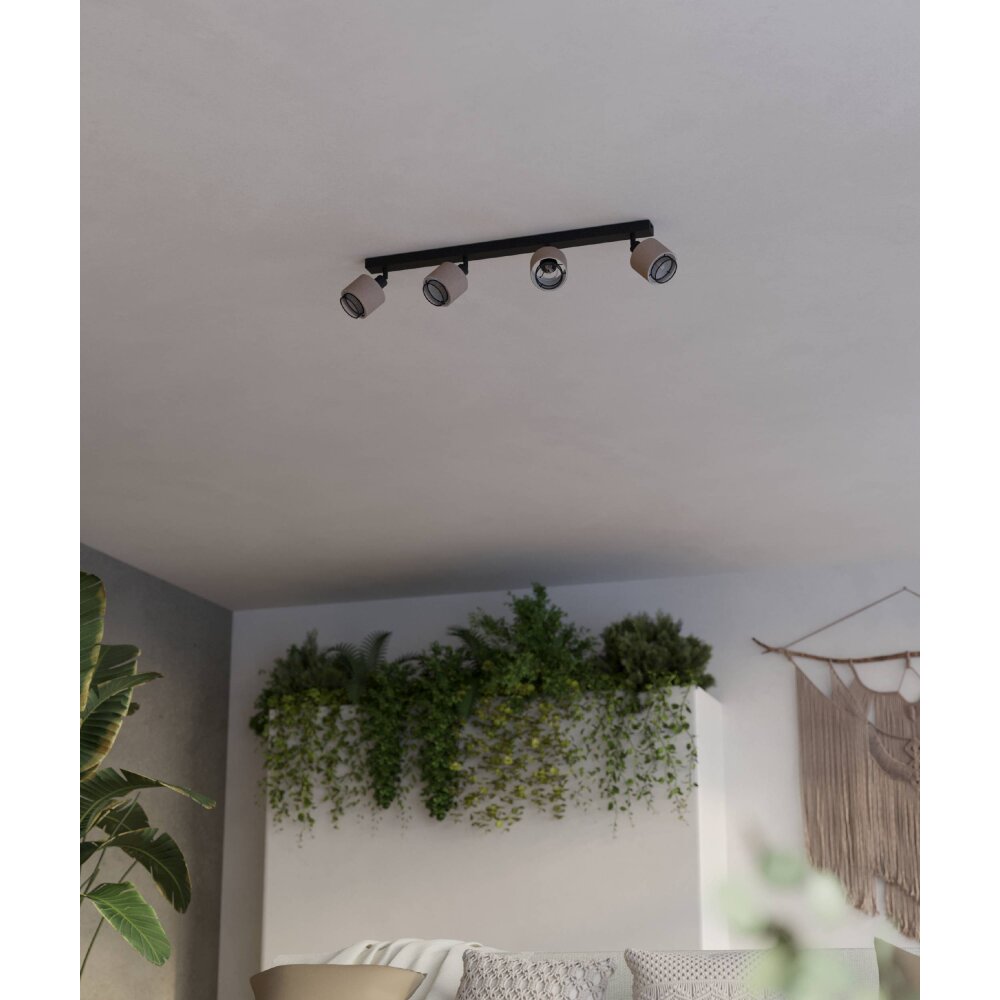 Oświetlenie Eglo ROSLEY Lampa sufitowa, Spot sufitowy Czarny, 4-punktowe main product photo