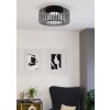 Oświetlenie Eglo GINESTRONE-Z lampa sufitowa, kinkiet LED czarny, 1-punktowy, Zmieniacz kolorów