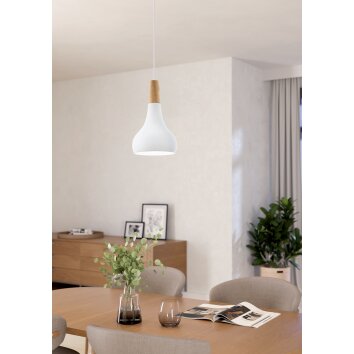 Oświetlenie Eglo SABINAR Lampa wisząca Biały