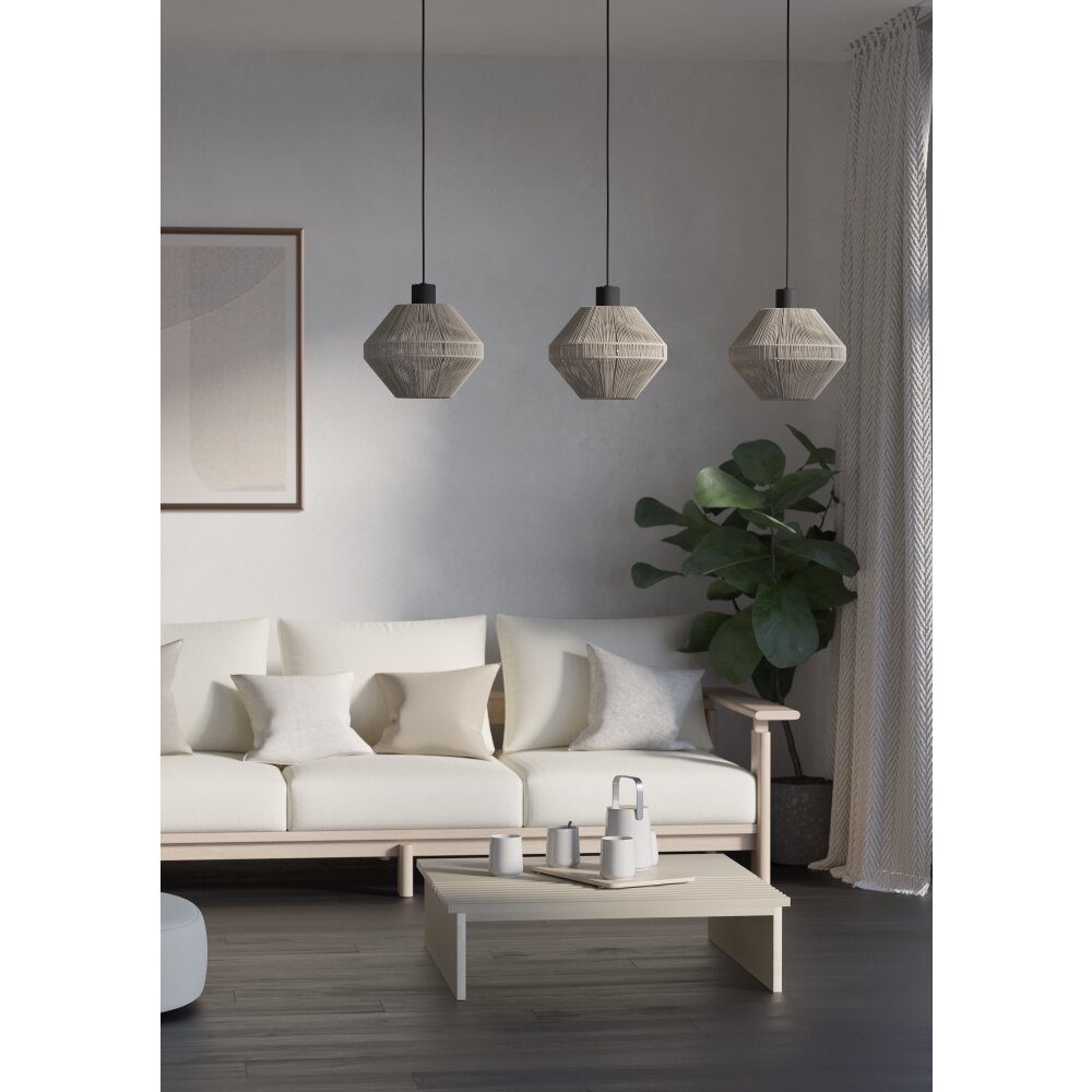 Oświetlenie Eglo MIDSUMER Lampa wisząca Czarny, 3-punktowe main product photo