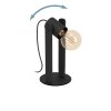 Oświetlenie Eglo PLIMSOLL Lampa stołowa Czarny, 1-punktowy