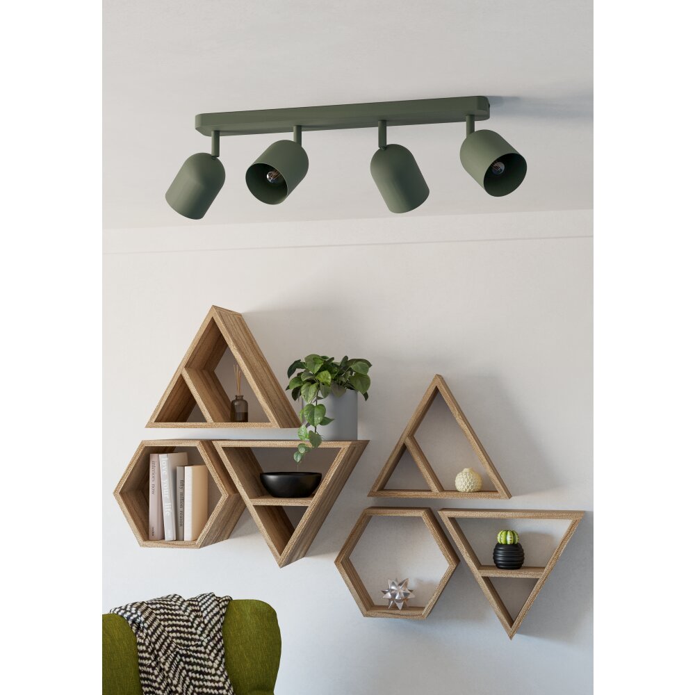 Oświetlenie Eglo TILSTON Lampa sufitowa, Spot sufitowy Zielony, 4-punktowe main product photo