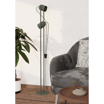 Oświetlenie Eglo TILSTON Lampa stojąca Zielony, 2-punktowe