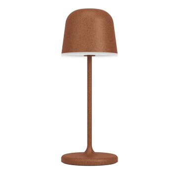 Oświetlenie Eglo MANNERA-S Lampa stołowa LED Rdzawy, 1-punktowy, Zdalne sterowanie, Zmieniacz kolorów