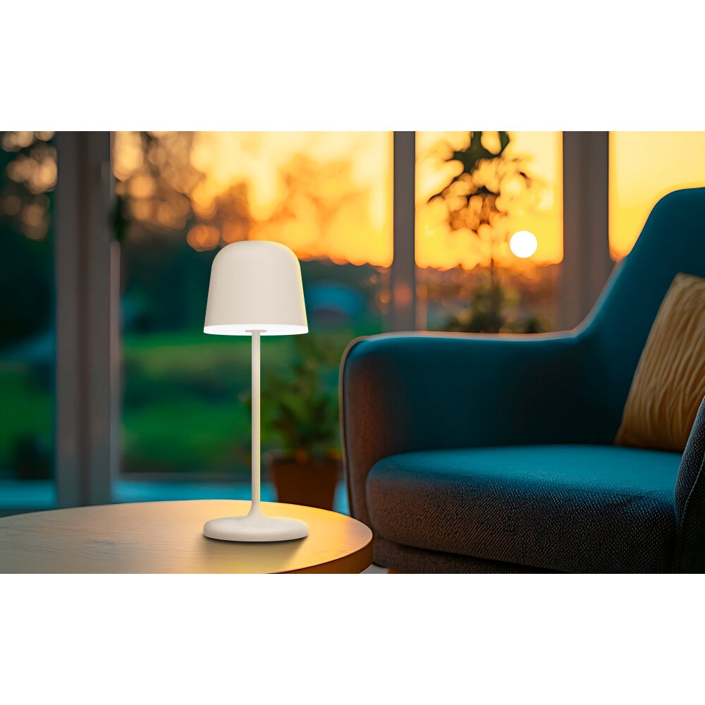 Oświetlenie Eglo MANNERA-S Lampa stołowa LED Kolory piaskowe, 1-punktowy, Zdalne sterowanie, Zmieniacz kolorów main product photo