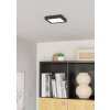 Oświetlenie Eglo EGLO Lampa sufitowa LED Czarny, Zmieniacz kolorów