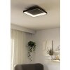 Oświetlenie Eglo LORETELLO Lampa sufitowa, Oświetlenie ścienne i sufitowe LED Czarny, Zdalne sterowanie