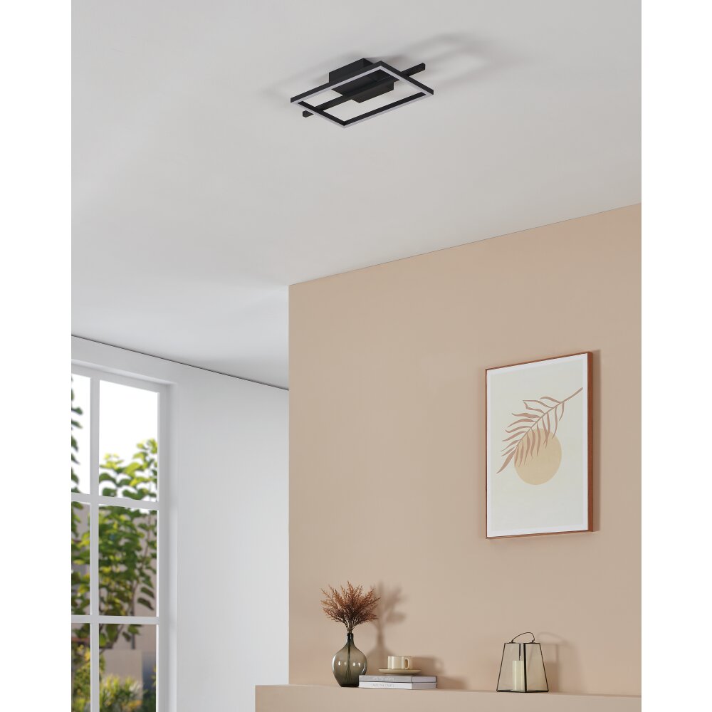 Oświetlenie Eglo AMANDOLO Lampa sufitowa LED Czarny, Zdalne sterowanie, Zmieniacz kolorów main product photo