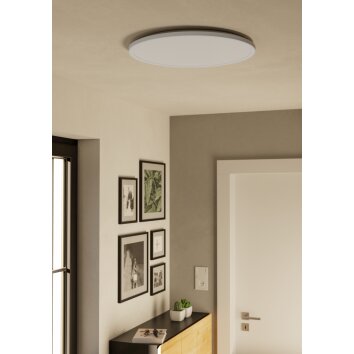 Oświetlenie Eglo ROVITO-R Lampa sufitowa LED Biały, Zdalne sterowanie