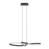Oświetlenie Eglo SERPINS Lampa wisząca LED Czarny