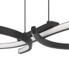 Oświetlenie Eglo SERPINS Lampa wisząca LED Czarny