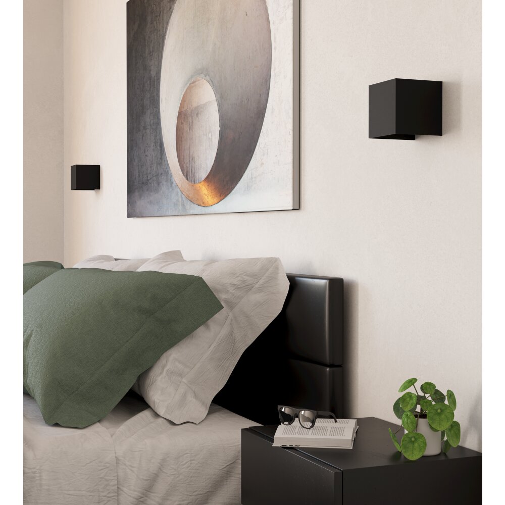 Oświetlenie Eglo VALMONTONE Lampa ścienna LED Czarny main product photo