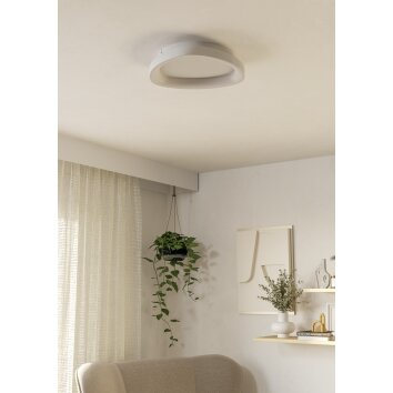 Oświetlenie Eglo LORETELLO lampa sufitowa, lampa ścienno-sufitowa LED biały, Zdalne sterowanie