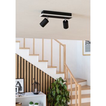 Oświetlenie Eglo EGLO Lampa sufitowa, Spot sufitowy LED Czarny Oświetlenie Eglo EGLO Lampa sufitowa, Spot sufitowy LED Czarny