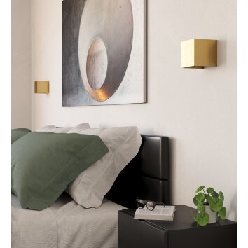Oświetlenie Eglo VALMONTONE Lampa ścienna LED Mosiądz