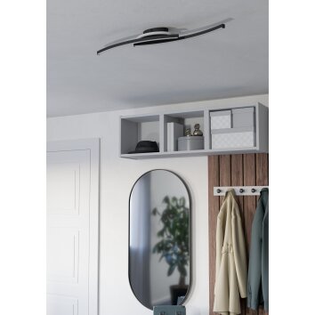 Oświetlenie Eglo LUNGOLAGO Lampa sufitowa LED Czarny