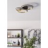 Oświetlenie Eglo CALLIERA Lampa sufitowa LED Mosiądz, Czarny