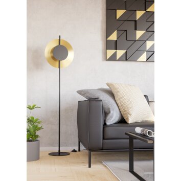 Oświetlenie Eglo TOCINA Lampa stojąca LED Mosiądz, Czarny