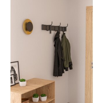 Oświetlenie Eglo TOCINA Lampa ścienna LED Mosiądz, Czarny