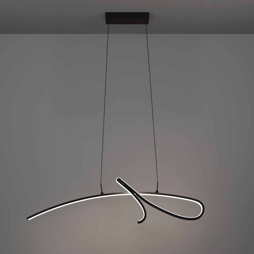 Oświetlenie Eglo CARDONCITO Lampa wisząca LED Czarny, Zmieniacz kolorów main product photo