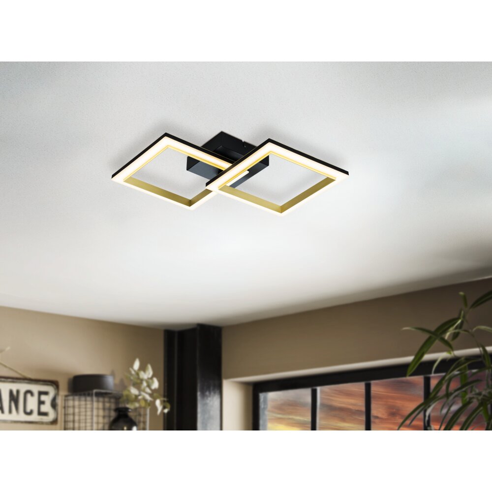 Oświetlenie Eglo CALLIERA Lampa sufitowa LED Mosiądz, Czarny main product photo