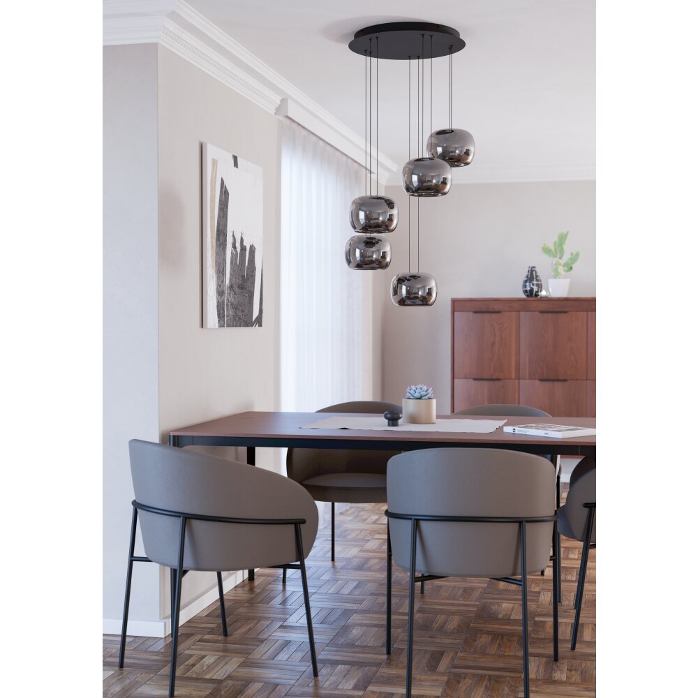 Oświetlenie Eglo HORTUNAS Lampa wisząca LED Czarny main product photo
