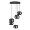 Oświetlenie Eglo HORTUNAS Lampa wisząca LED Czarny
