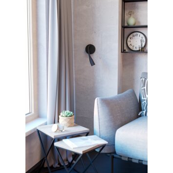 Oświetlenie Eglo OLIVANDINO Lampa ścienna LED Czarny