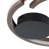 Oświetlenie Eglo MEZZOMONTE Lampa sufitowa LED Brązowy, Czarny, Zdalne sterowanie
