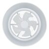 Oświetlenie Eglo mit wentylator sufitowy z oświetleniem LED bialy matowy, Zdalne sterowanie, Zmieniacz kolorów