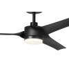 Oświetlenie Eglo ORCUTT lampa z wentylatorem LED Czarny, Zdalne sterowanie