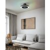 Oświetlenie Eglo mit lampa z wentylatorem LED Czarny, Zdalne sterowanie, Zmieniacz kolorów