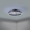 Oświetlenie Eglo mit lampa z wentylatorem LED Czarny, Zdalne sterowanie, Zmieniacz kolorów