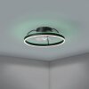 Oświetlenie Eglo mit lampa z wentylatorem LED Czarny, Zdalne sterowanie, Zmieniacz kolorów