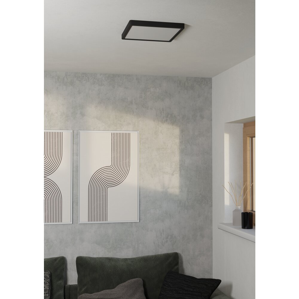 Oświetlenie Eglo 6-Z Lampa sufitowa LED Czarny, Zmieniacz kolorów main product photo