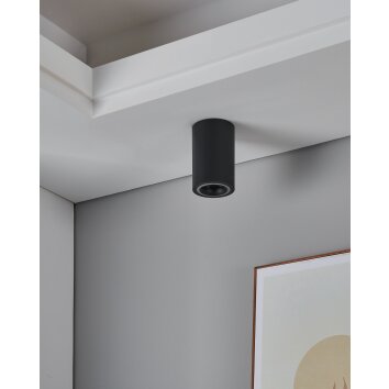 Oświetlenie Eglo CAROSSO-Z Lampa sufitowa LED Czarny