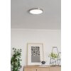 Oświetlenie Eglo 6-Z lampa sufitowa, kinkiet LED nikiel matowy, Zmieniacz kolorów