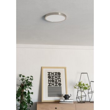 Oświetlenie Eglo 6-Z lampa sufitowa, kinkiet LED nikiel matowy, Zmieniacz kolorów