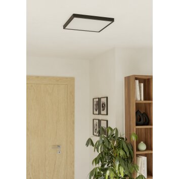 Oświetlenie Eglo 6-Z Lampa sufitowa, Lampa ścienna LED Czarny, Zmieniacz kolorów