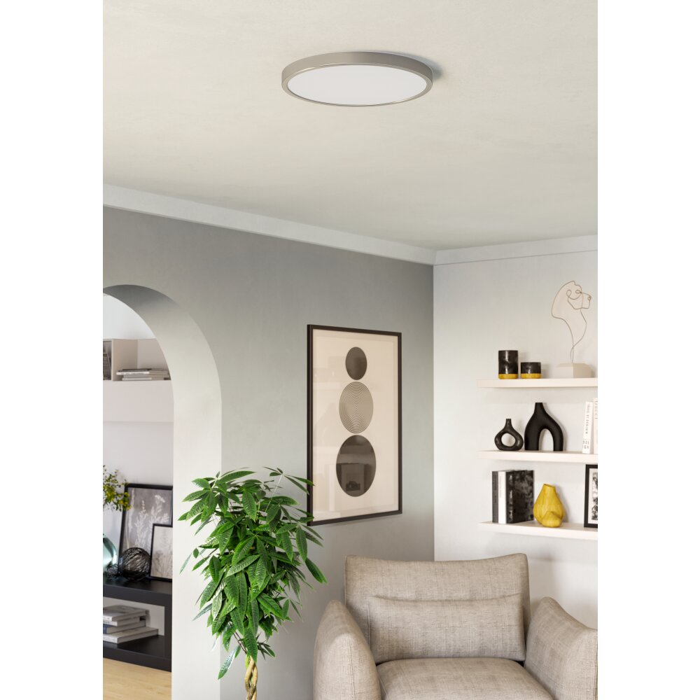 Oświetlenie Eglo 6-Z Lampa sufitowa, Lampa ścienna LED Nikiel matowy, Zmieniacz kolorów main product photo