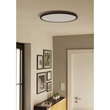 Oświetlenie Eglo ROVITO-Z Lampa sufitowa LED Czarny, Zmieniacz kolorów