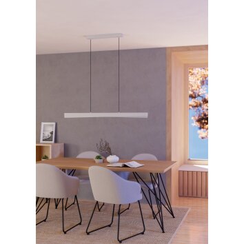 Oświetlenie Eglo BOLOGNANO-Z Lampa wisząca LED Szary, Zmieniacz kolorów
