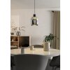 Oświetlenie Eglo MOLOCHIO-Z Lampa wisząca LED Czarny, Zmieniacz kolorów