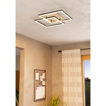 Oświetlenie Eglo LOMALTAS-Z Lampa sufitowa LED Brązowy, Czarny Oświetlenie Eglo LOMALTAS-Z Lampa sufitowa LED Brązowy, Czarny