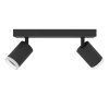 Oświetlenie Eglo MELITELLO-Z Lampa sufitowa, Spot sufitowy LED Czarny, Zmieniacz kolorów