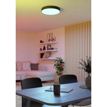 Oświetlenie Eglo GALLIZZI-Z Lampa sufitowa LED Czarny, Zmieniacz kolorów